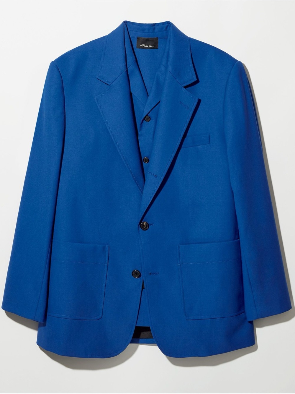 3.1 Phillip Lim Electric Blue Wool 3 button Blazer